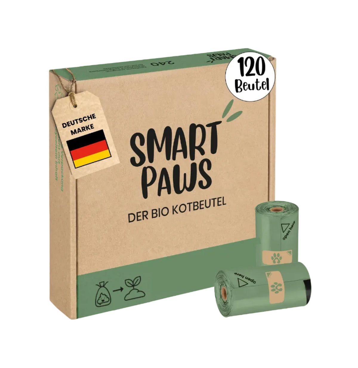 Smartpaws Hundekotbeutel (biologisch abbaubar)