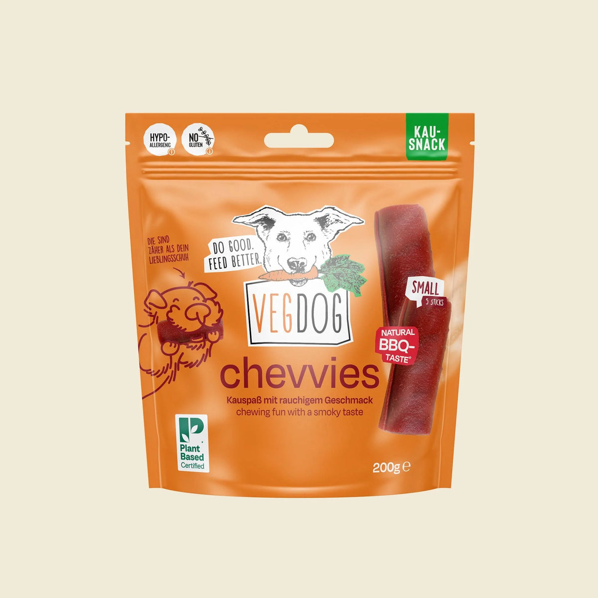 VEGDOG Kaustange Cheevies Small