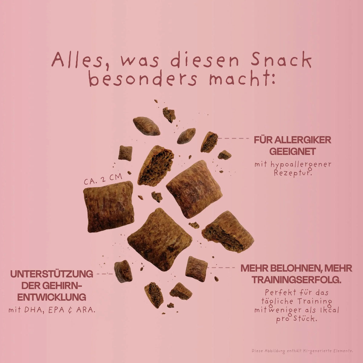 VEGDOG Leckerli Brainy Bites