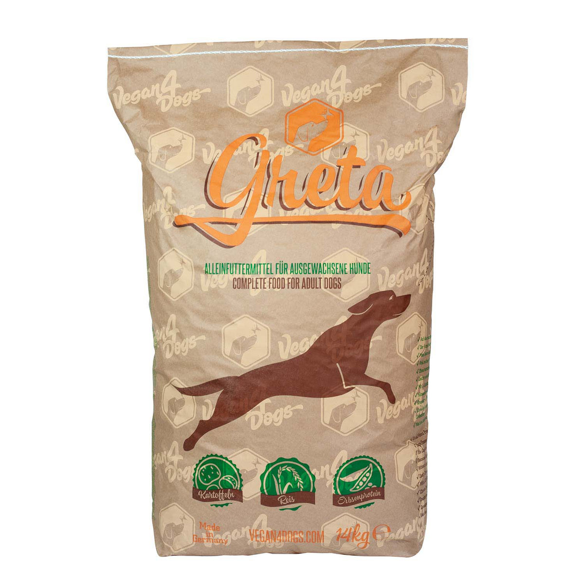 Vegan4Dogs Veganes Trockenfuttermenü Greta