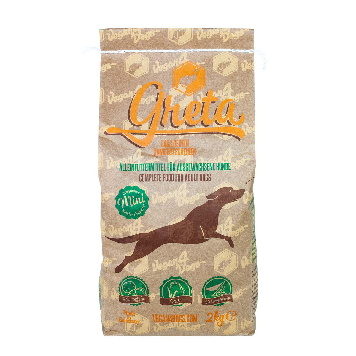 Vegan4Dogs Veganes Trockenfuttermenü Greta