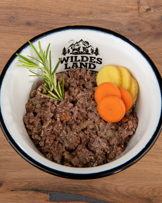 Wildes Land Wet Food Menu Organic Beef