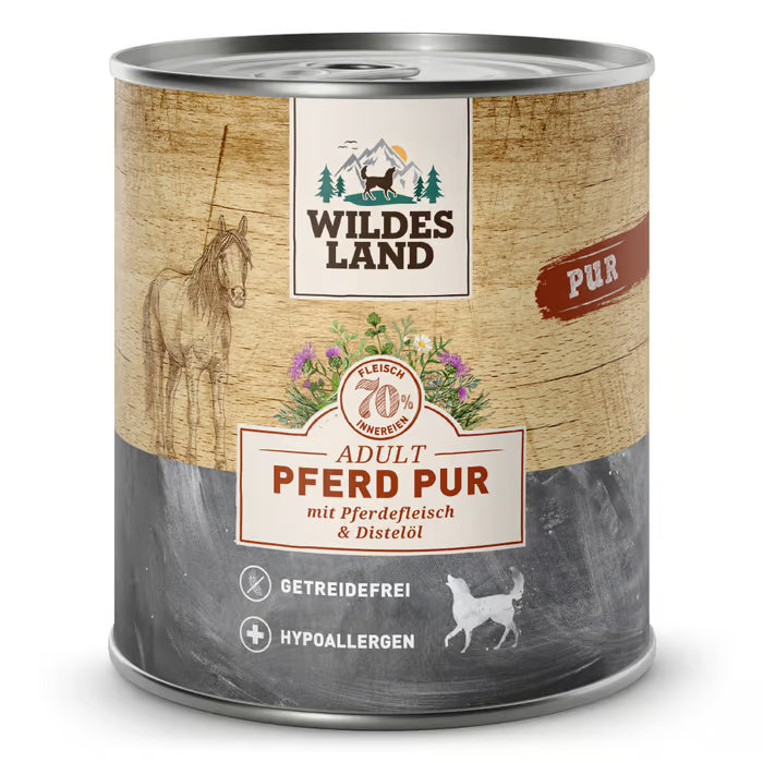 Wildes Land Zusatz Pferd Pur