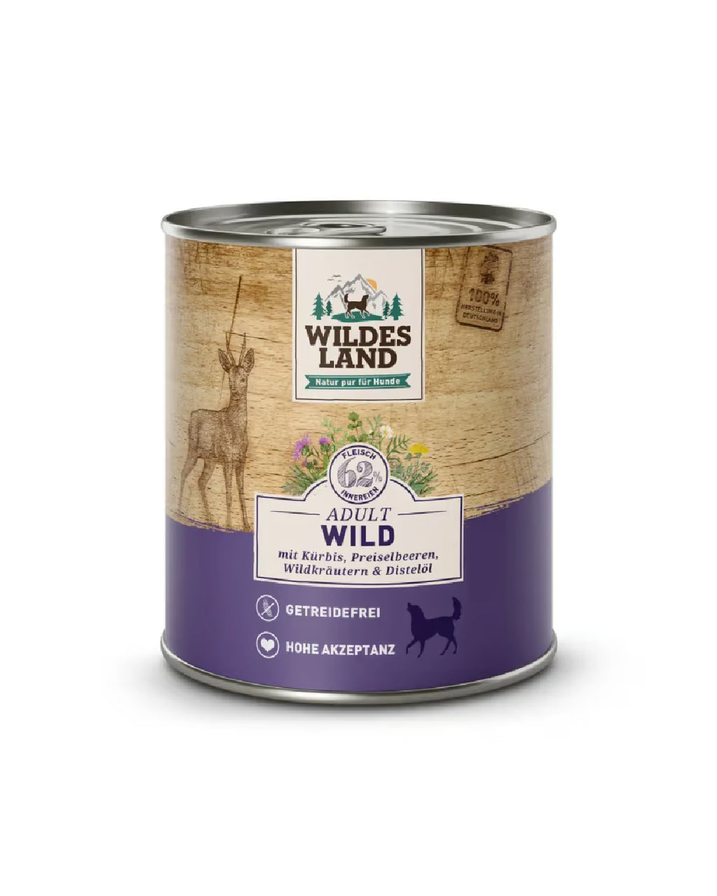 Wildes Land Wet Food Menu Venison