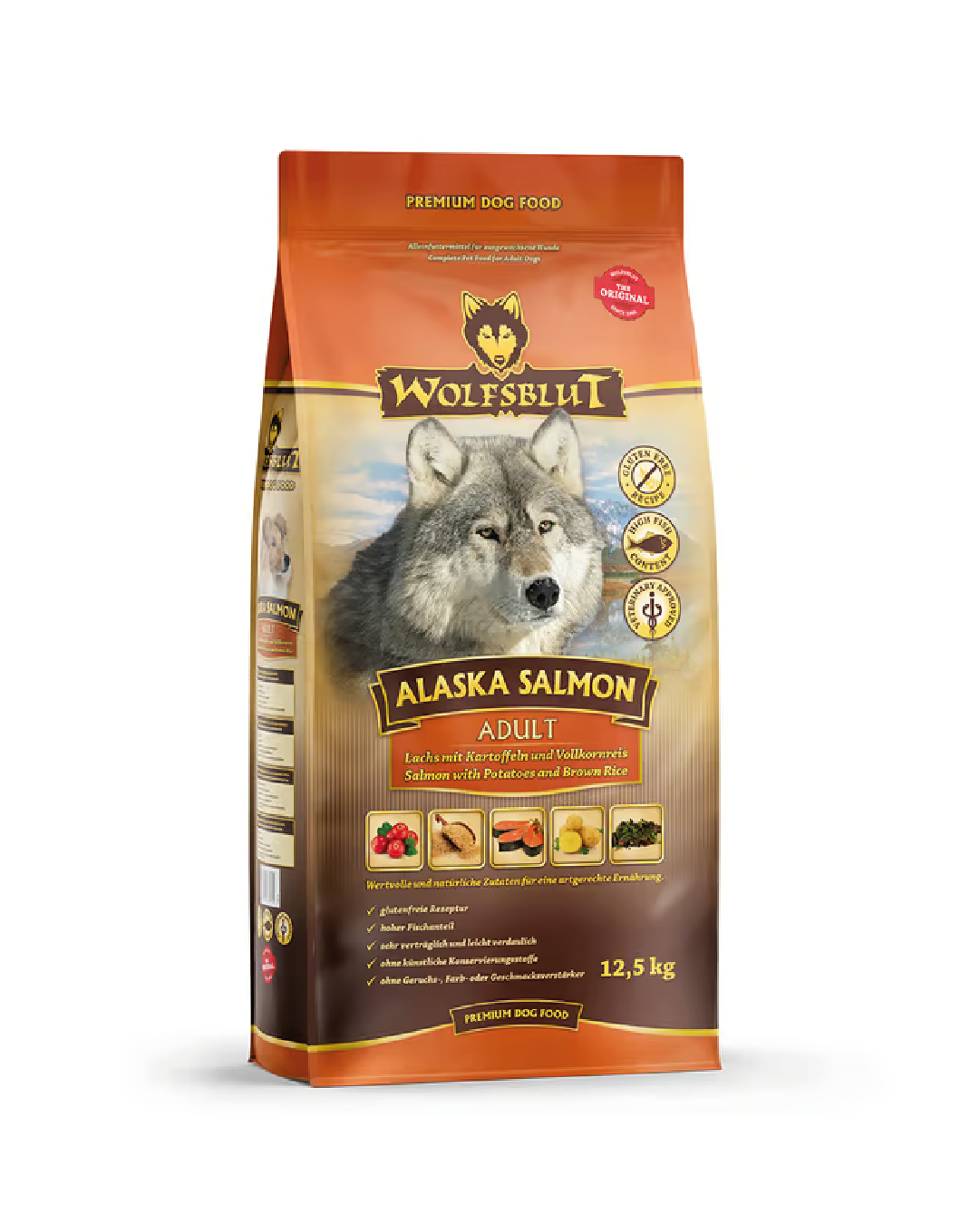 Wolfsblut Trockenfuttermenü Alaska Salmon