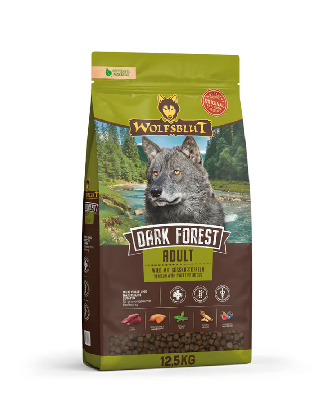 Wolfsblut Trockenfuttermenü Dark Forest Wild
