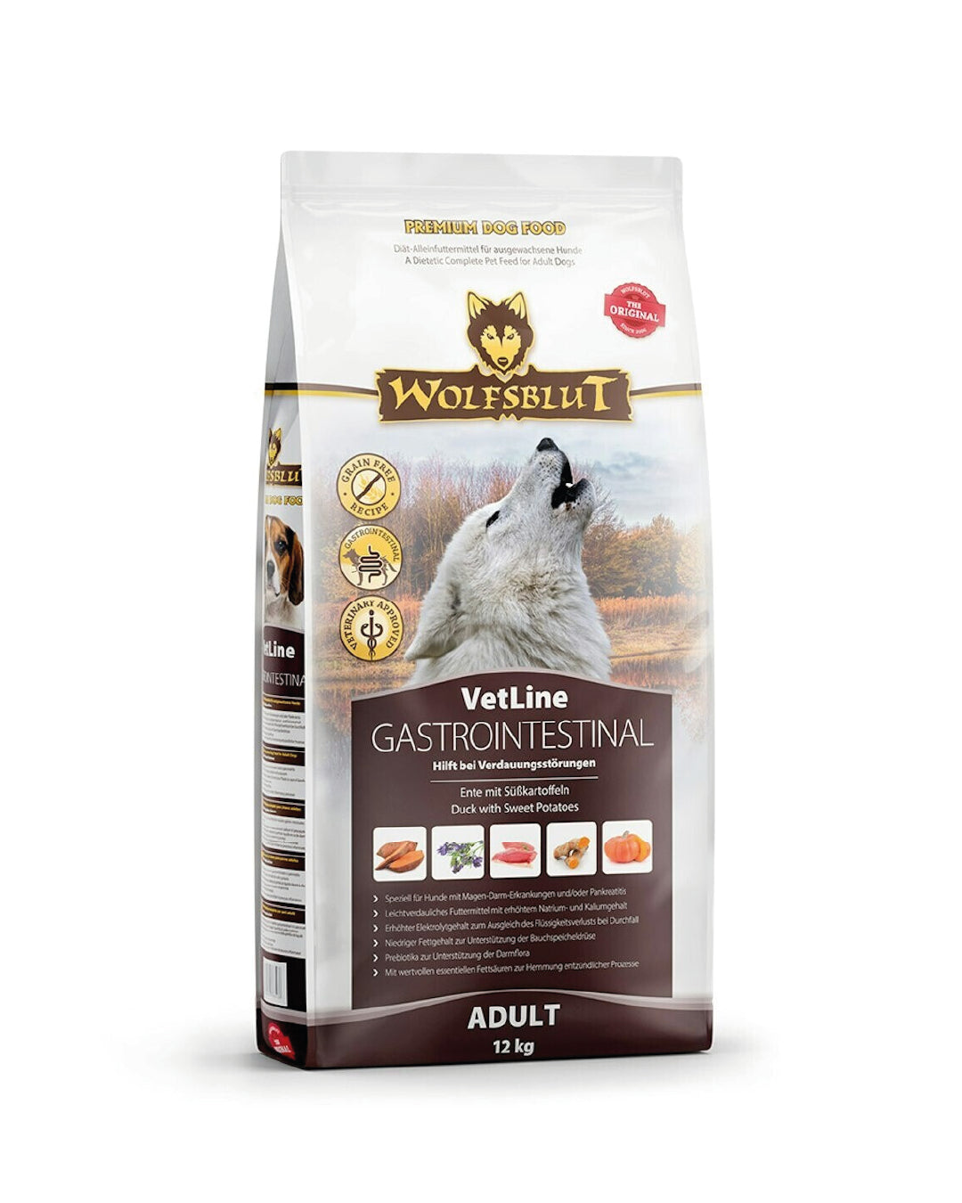Wolfsblut Trockenfuttermenü VetLine Gastro Intestinal Ente