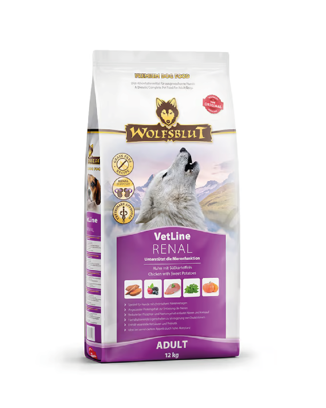 Wolfsblut Trockenfuttermenü VetLine Renal Huhn