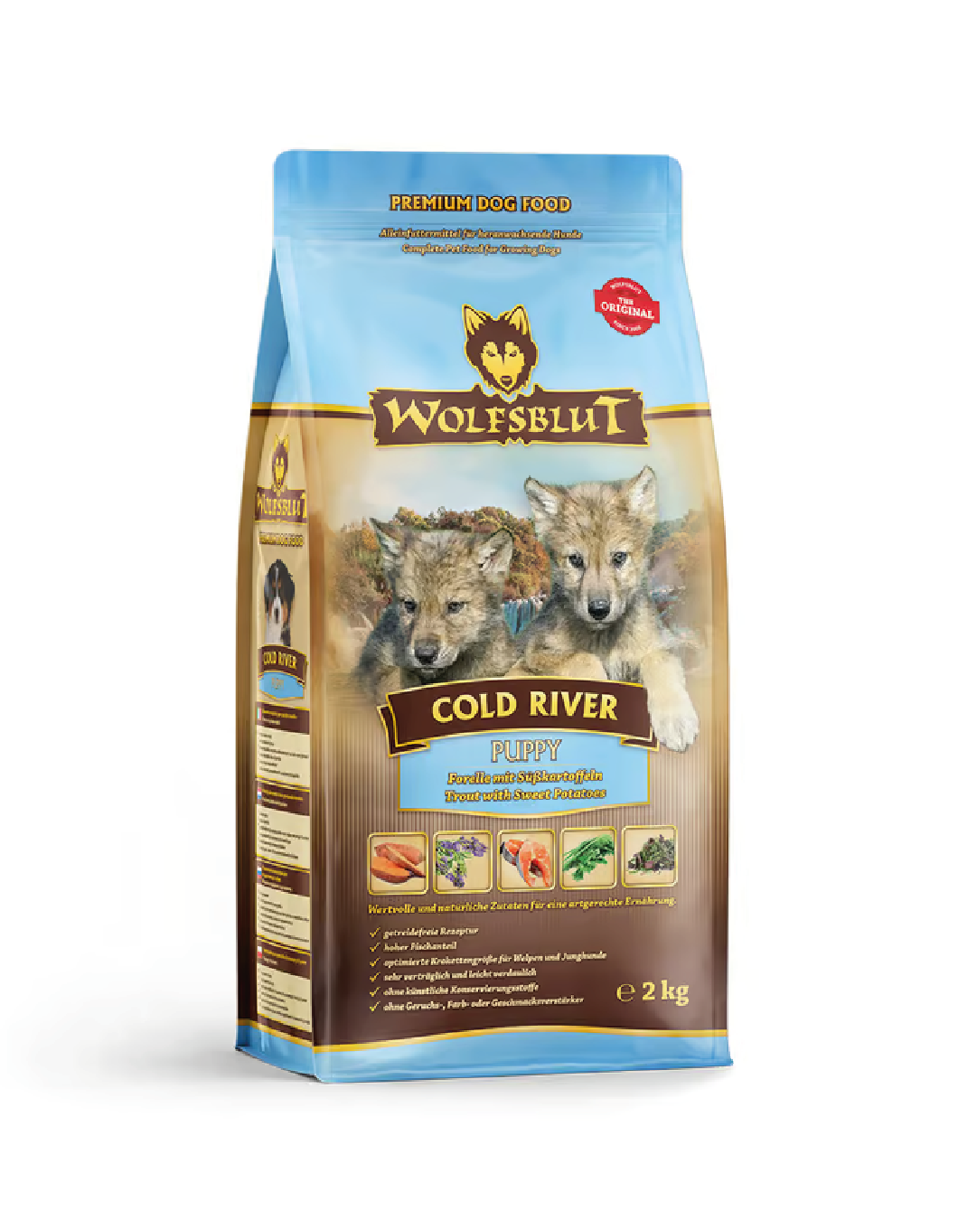 Wolfsblut Trockenfuttermenü WELPE Cold River Fisch