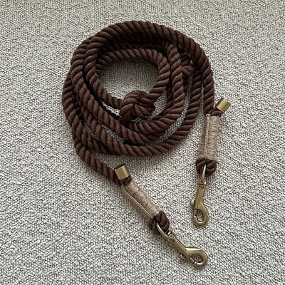 Drew´s Dogwear - Leine Braun Standard