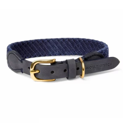 “Serrana“ Hundehalsband Denim