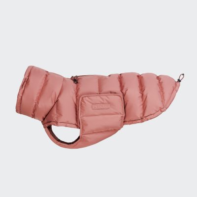 Leckerer pinker Hundemantel für Tragekomfort und Schutz, ideal für kalte Tage beim Gassi gehen. Hochwertige, warme Hundebrustjacke mit leichtem Design und praktischem Griff.