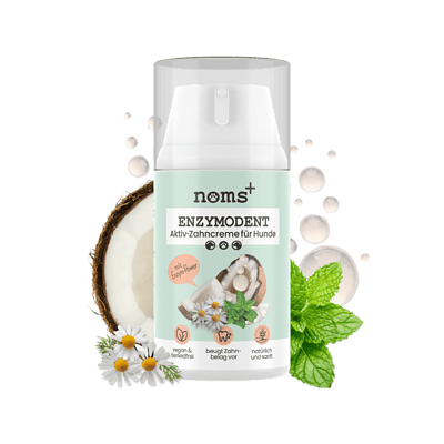 Enzymodent Aktiv-Zahnpasta für Hunde, vegan, natürlich & tierleidfrei, fördert Zahngesundheit, beugt Zahnstein vor, sanft und wirksam, ideal für die Zahnpflege bei Hunden, Kiezhund Hundeshop.