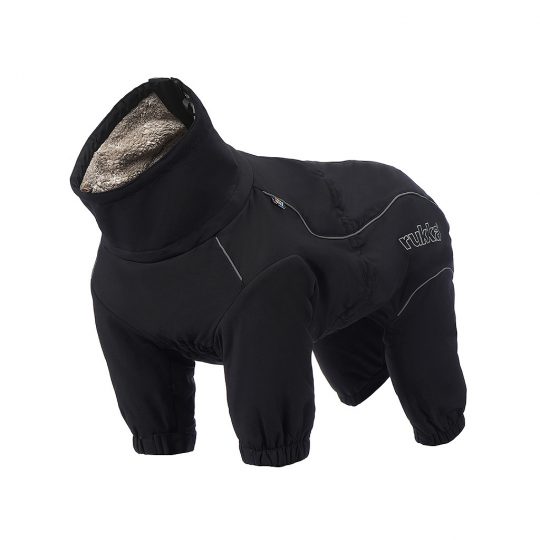Hundemantel Thermal Overall 2.0 Schwarz - Rukka Pets -Kiezhund